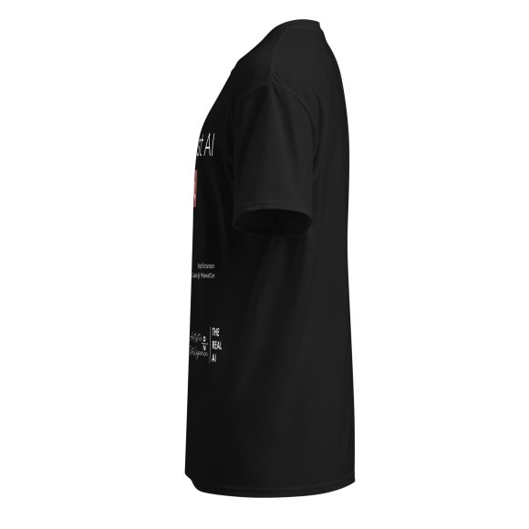 Don't trust AI, verify - DryBlend® Black T-Shirt - Image 3