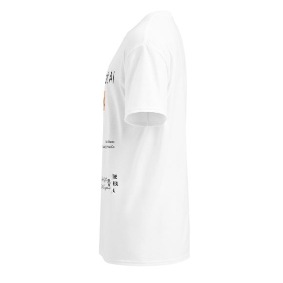 Don't trust AI, verify - DryBlend® White T-Shirt - Image 4